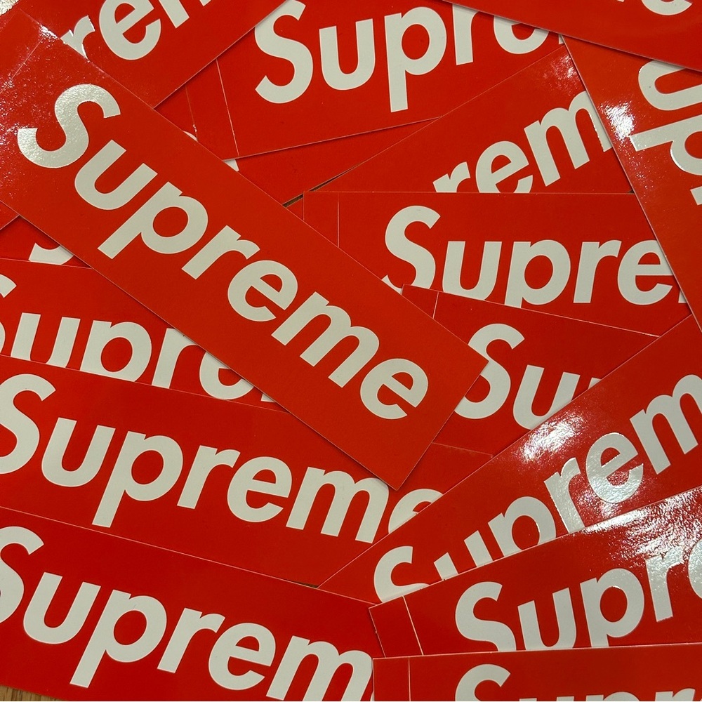 Supreme Red Box Logo Stickers Pack Bundle Set of 15